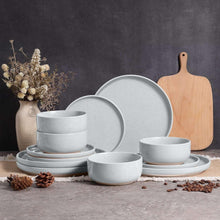 Vesteel-12-Piece-Dinnerware-Set-Ceramic-Plates-Bowls-Set-Makeup-Clay-4-Speckled-Stoneware-Dishes_2428_12 - USA Mega Market