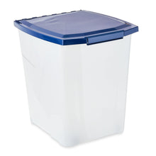 VibrantLifeWheeled1-PieceDogFoodStoragePailwithPetFoodStorageContainer_Clear_25lbCapacity_1Pack - USA Mega Market
