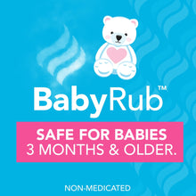 Vicks BabyRub, Non-Medicated Baby Chest Rub Ointment with Soothing Eucalyptus, Lavender 1.76 oz