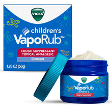Vicks Children's VapoRub, Topical Chest Rub & Cough Suppressant, 1.76 oz