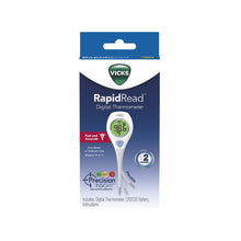 Vicks Rapid Read Digital Thermometer for Adults and All Ages, Oral, Rectal or Underarm Use, White, VDT972USV4