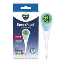 Vicks Speed-Read Digital Thermometer, for Oral, Rectal, Underarm Use FSA & HSA Eligible , V912BBUSV5