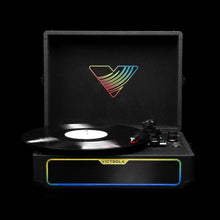 Victrola Journey Glow Illuminated Suitcase Record Player with Built-In Speakers