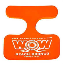 WOW SPORTS Beach Bronco Orange Saddle Seat Float, Lake and Pool Chair