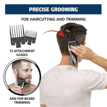 Wahl Lithium Ion All-in-One Beard Trimmer for Men - Black/ Silver Model 9888-600