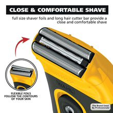 WahlLifeProofShaver-RechargeableLithiumIon-CompactFlexFoilShaver-USBConvenience-Men-Yellow-30236815-_4 - USA Mega Market