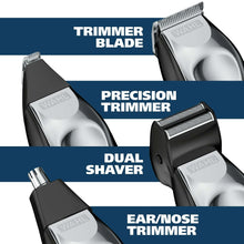 Wahl Lithium Ion All-in-One Beard Trimmer for Men - Black/ Silver Model 9888-600