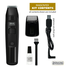 WahlManscaperRechargeableBodyGroomerforMen_Waterproof_LithiumIonBattery_1pc_Black-5618-1002 - USA Mega Market