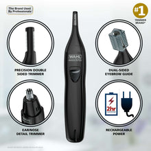 Wahl Manscaper Regulator, Rechargeable Ear, Nose, Brow Double Sided Men's Detail Trimmer, 9865-4701
