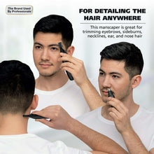 Wahl Manscaper Regulator, Rechargeable Ear, Nose, Brow Double Sided Men's Detail Trimmer, 9865-4701