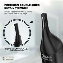 Wahl Manscaper Regulator, Rechargeable Ear, Nose, Brow Double Sided Men's Detail Trimmer, 9865-4701