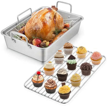 Walchoice-Roasting-Pan-Rack-Set-Stainless-Steel-Large-Turkey-Roaster-V-shaped-rack-Cooling-Rack-_2859_1_5f1e8a2b-0164-4482-92f5-f662135b2d9a - USA Mega Market