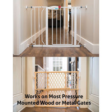 Wall Nanny Mini 4-Pack Baby Gate Wall Protectors, White – Small Wall Savers for Pet, Dog & Child Safety Gates