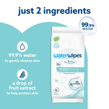 WaterWipes Sensitive On The Go Wipes, 99.9% Water, Unscented & Hypoallergenic, 28 Wipes
