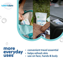 WaterWipes Sensitive On The Go Wipes, 99.9% Water, Unscented & Hypoallergenic, 28 Wipes