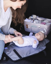 WaterproofMummyChangingPad_FoldableDiaperBag_PortableTravelChangingMat_Black_2 - USA Mega Market