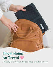 WaterproofMummyChangingPad_FoldableDiaperBag_PortableTravelChangingMat_Black_3 - USA Mega Market