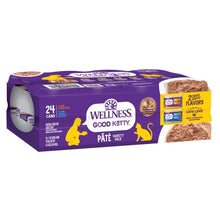 WellnessGoodKittyWetCatFoodPateVarietyPack_3oz_24-count - USA Mega Market