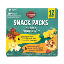 WellsleyFarmsCheeseFruit_NutSnackPacks_12pk. - USA Mega Market
