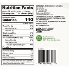 Wellsley Farms Organic Dried Mango, 20 oz.