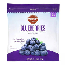 Wellsley Farms Frozen Whole Blueberries, 4 lbs.