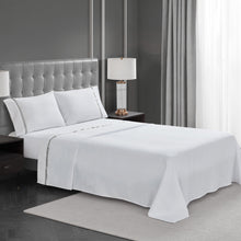 West Park Hotel Ribbon Hem 4-piece Sheet Set