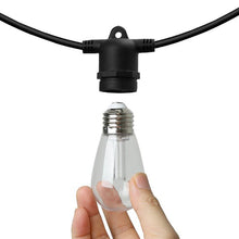 Juego de luces LED Westinghouse de 48 pies, luz blanca cálida, con control remoto y 15 bombillas.