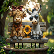 Whimsical-Cow-And-Donkey-Shaped-Acrylic-Flower-Pots-Outdoor-Garden-Decor-Novelty-Planter-With-Ground-Stake-For-Yard-Patio-And-Farmhouse-Themed-Decor_c45daba1-1a1f-41f3-99d5-44648ea854 - USA Mega Market