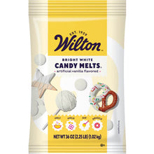 Wilton Bright White Candy Melts, Vanilla Flavored Melting Chocolate Wafers for Cake Pops, Dipping & Candy Making 36 oz. Bulk