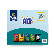 Paquete variado de snacks Wise, 50 unidades. 