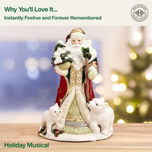 Woodland_Holiday_Musical_Santa_Figurine_10.75_IN - USA Mega Market
