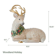 Woodland_Holiday_Resting_Deer_Figurine_10.25IN_4 - USA Mega Market