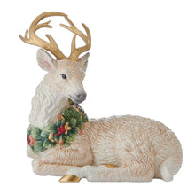 Woodland_Holiday_Resting_Deer_Figurine_10.25IN_5 - USA Mega Market