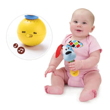 Yookidoo 'Shake me' Rattle - Multi-Textured and Attach Toys to Baby Gyms, Carriers, Strollers (Dog)