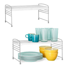YouCopia Adjustable Cabinet Shelf Riser, 2-Pack