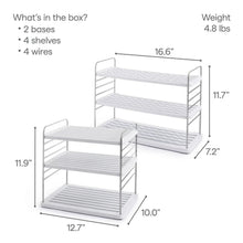 YouCopia Bottle Mug and Plate Organizer, 2-Piece Set