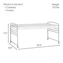 YouCopia UpSpace Adjustable Shelf, 2-Pack