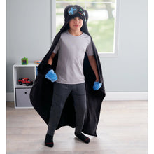 Your Zone Kids Black Gamer Glow in the Dark Hooded Throw, 40" x 50"