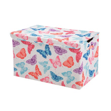 Your Zone Kids Pattern Collapsible Toy Storage Trunk, 24 in x 14.8 in x 15 in