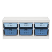 Your Zone Kids Sliding Bin Organizer with 4 Storage Bins
