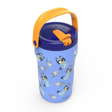 Vaso térmico Zak Designs de acero inoxidable de doble pared con agarre Sutton, 14 oz, para niños, juego de 2 piezas, personajes surtidos
