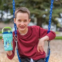 Vaso térmico Zak Designs de acero inoxidable de doble pared con agarre Sutton, 14 oz, para niños, juego de 2 piezas, personajes surtidos