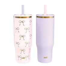 Zak Designs 30-oz. Stainless Steel Double Wall Sutton Flex Tumbler, 2-Piece Set
