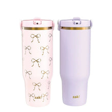Zak Designs 30-oz. Stainless Steel Double Wall Sutton Flex Tumbler, 2-Piece Set