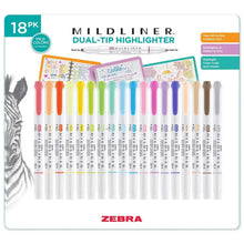 ZebraMildlinerDoubleEndedHighlighterAssorted18pk-5-_1 - USA Mega Market