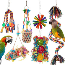 ZeenArt-6-Pack-Bird-Toys-Colorful-Hanging-Parakeet-Chewing-Toys-for-Parrot-Conure-Cockatiel-2ebe_7525_1 - USA Mega Market