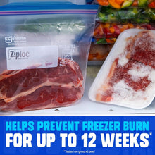 Ziploc Brand Gallon Freezer Storage Bags, Stay Open Design, Easy to Fill, 152 ct.
