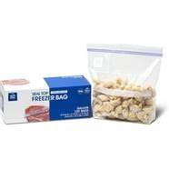 Bolsas para congelar Ziploc de un galón con nuevo diseño que se mantiene abierto, 152 unidades. 