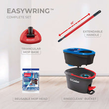 O-Cedar RinseClean Spin Mop With 2-Tank System and Microfiber Mop Head