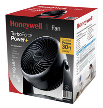 Honeywell 10” Black Turbo Force Power Table Fan, 30ft. Air Circulation Power, 3 Speed, 90° Pivot, HPF820BWM